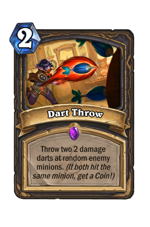 Dart Throw Hearthstone kártya