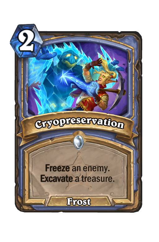 Cryopreservation Hearthstone kártya