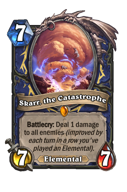 Skarr, the Catastrophe Hearthstone kártya