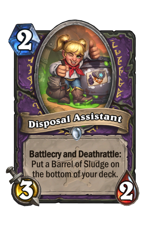 Disposal Assistant Hearthstone kártya