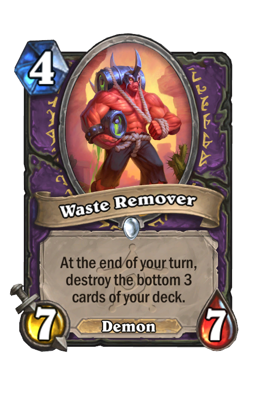 Waste Remover Hearthstone kártya