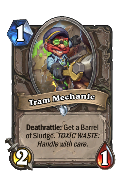 Tram Mechanic Hearthstone kártya