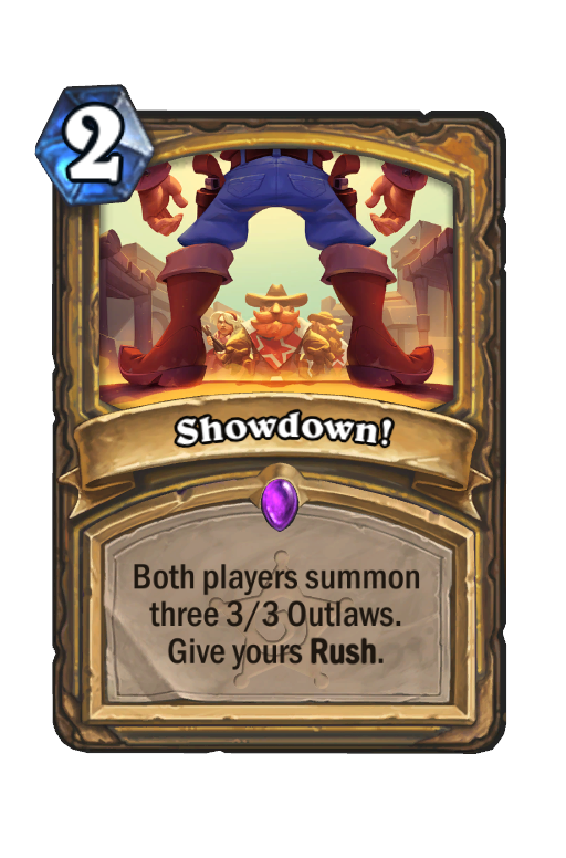Showdown! Hearthstone kártya