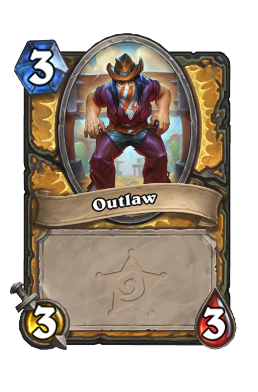 Outlaw Hearthstone kártya