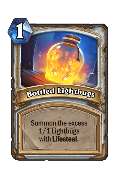 Bottled Lightbugs Hearthstone kártya