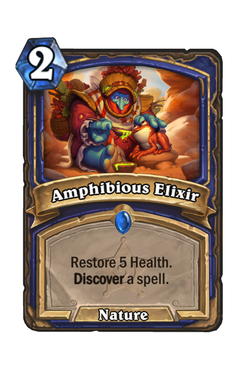 Amphibious Elixir Hearthstone kártya