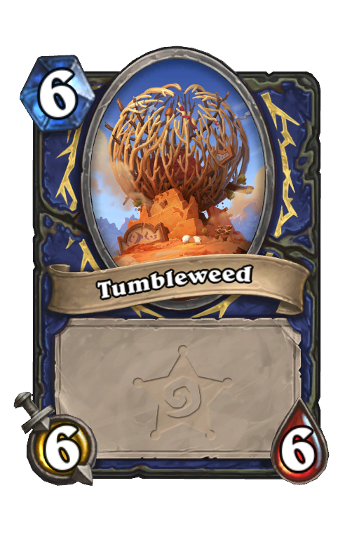 Tumbleweed Hearthstone kártya