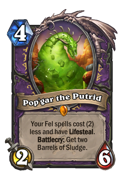 Pop'gar the Putrid Hearthstone kártya