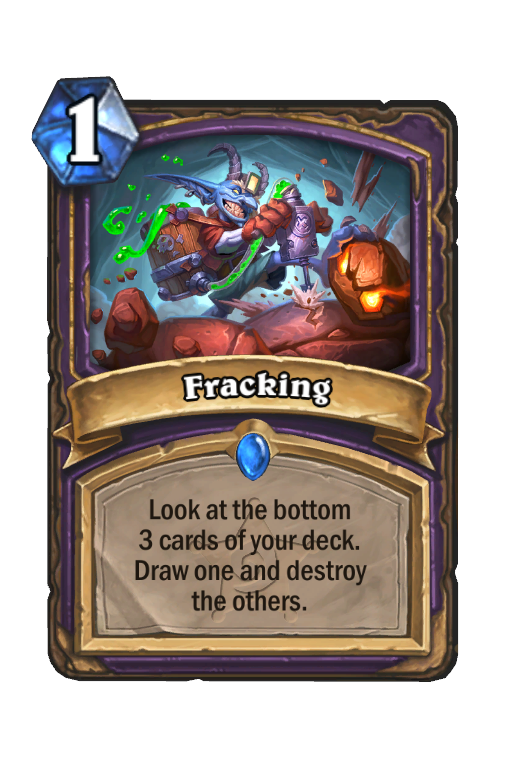 Fracking Hearthstone kártya
