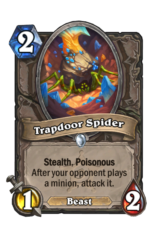Trapdoor Spider Hearthstone kártya