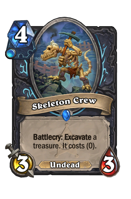 Skeleton Crew Hearthstone kártya