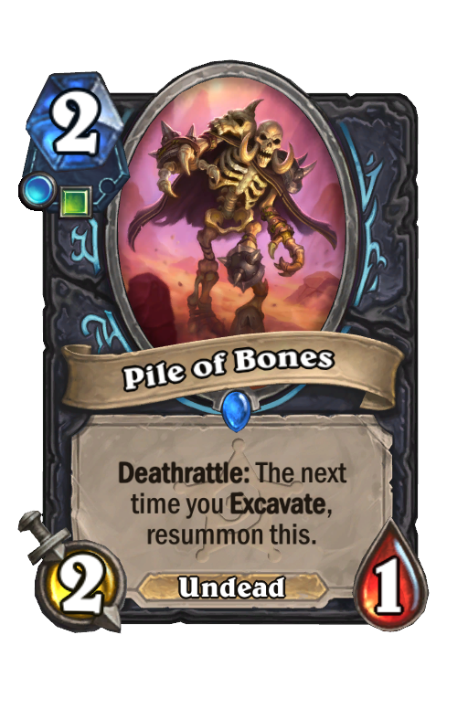 Pile of Bones Hearthstone kártya