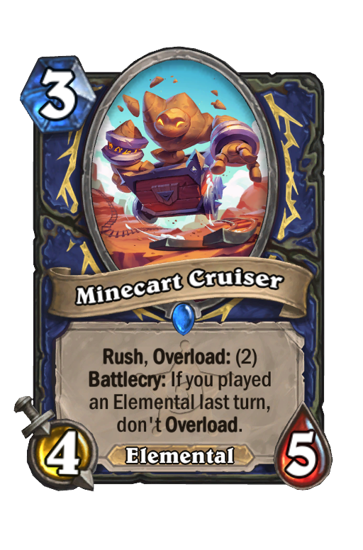 Minecart Cruiser Hearthstone kártya