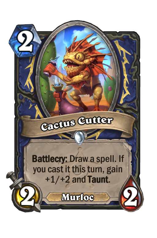 Cactus Cutter Hearthstone kártya