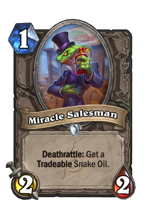 Miracle Salesman Hearthstone kártya