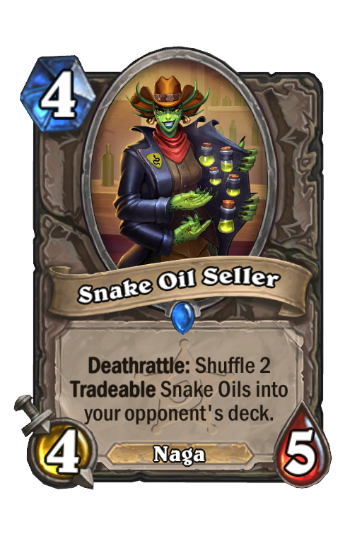 Snake Oil Seller Hearthstone kártya