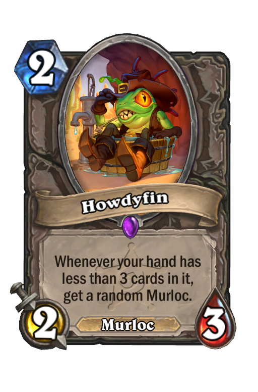 Howdyfin Hearthstone kártya