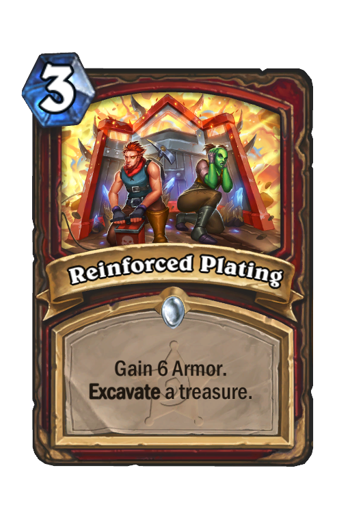 Reinforced Plating Hearthstone kártya