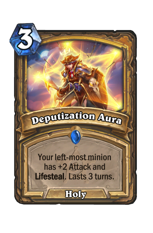 Deputization Aura Hearthstone kártya
