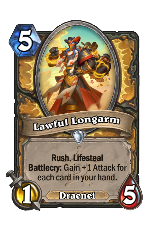 Lawful Longarm Hearthstone kártya