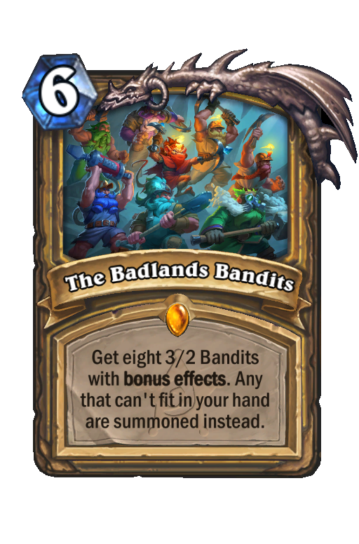 The Badlands Bandits Hearthstone kártya
