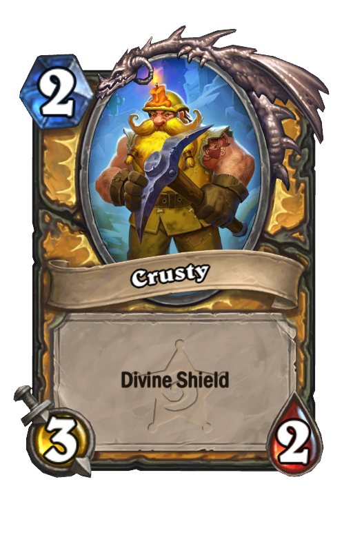 Crusty Hearthstone kártya