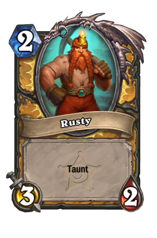 Rusty Hearthstone kártya