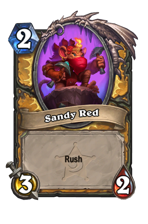 Sandy Red Hearthstone kártya