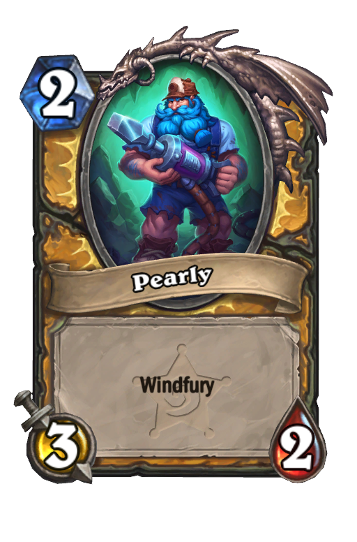 Pearly Hearthstone kártya