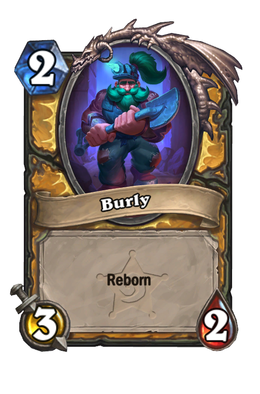 Burly Hearthstone kártya