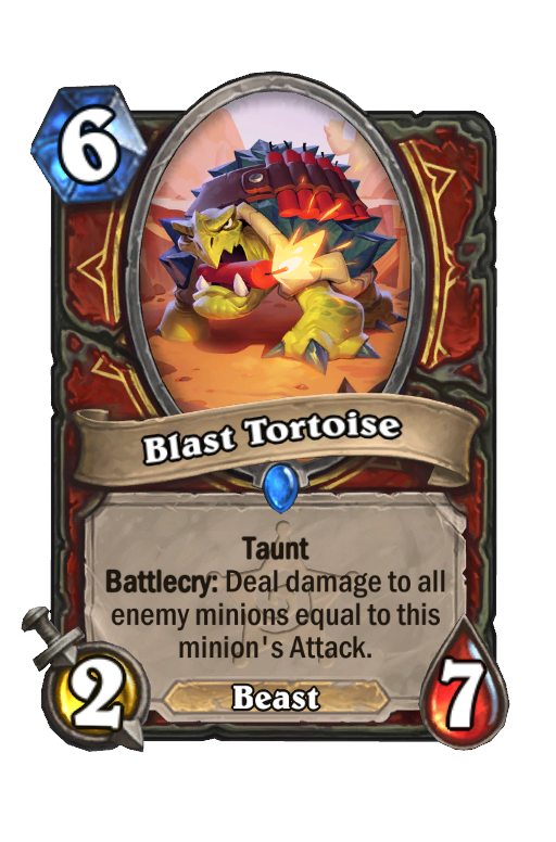 Blast Tortoise Hearthstone kártya