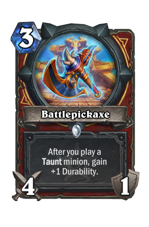 Battlepickaxe Hearthstone kártya
