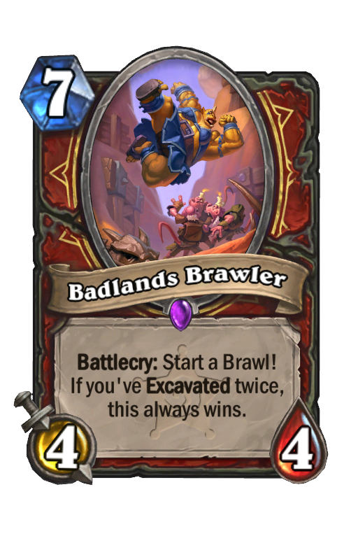 Badlands Brawler Hearthstone kártya