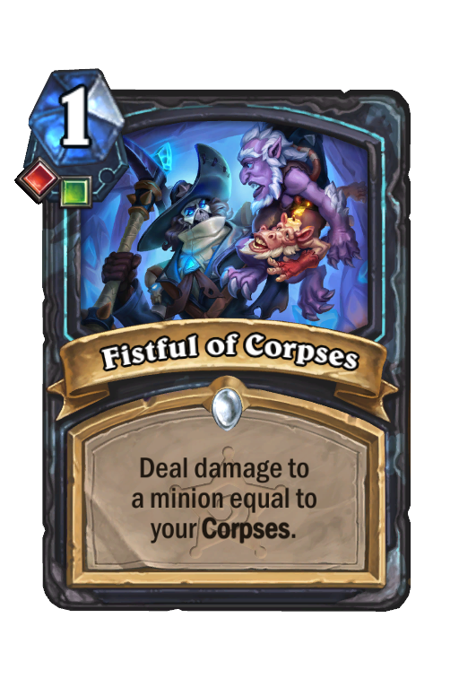 Fistful of Corpses Hearthstone kártya