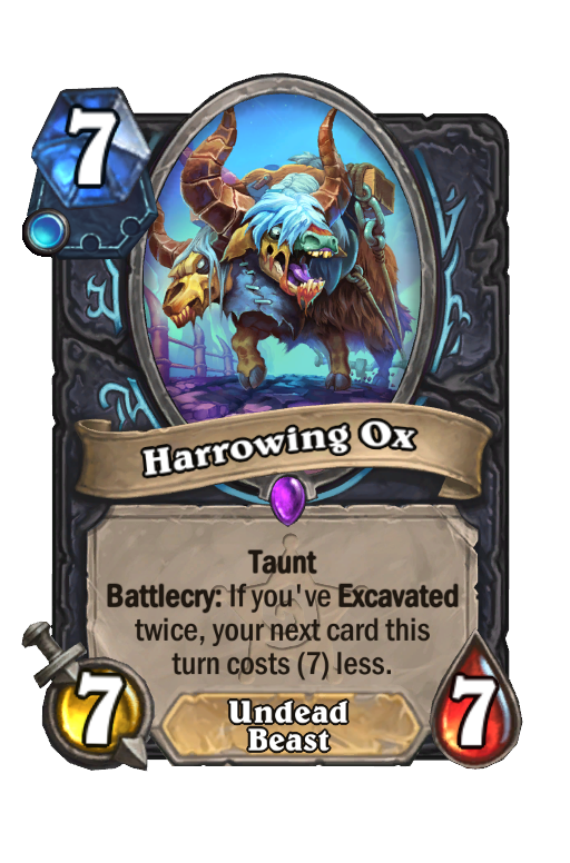 Harrowing Ox Hearthstone kártya