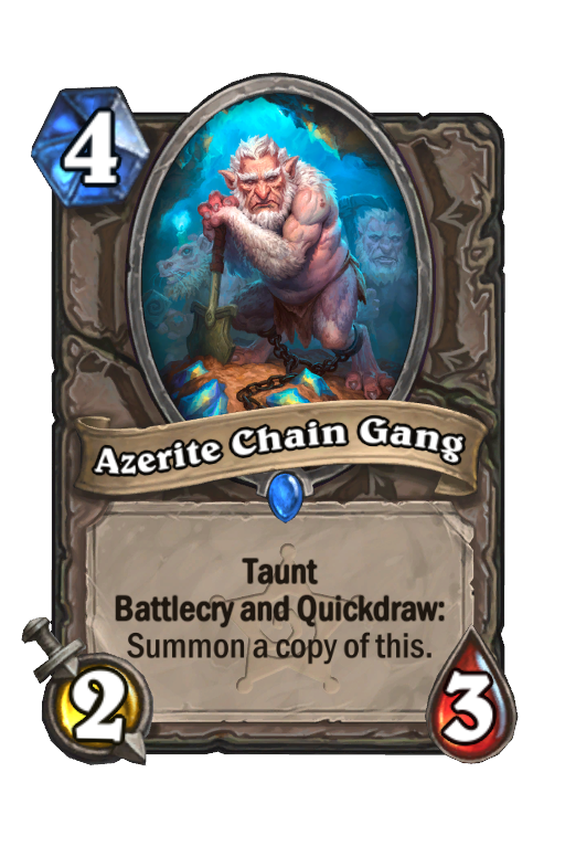 Azerite Chain Gang Hearthstone kártya