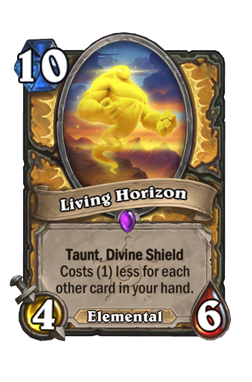 Living Horizon Hearthstone kártya