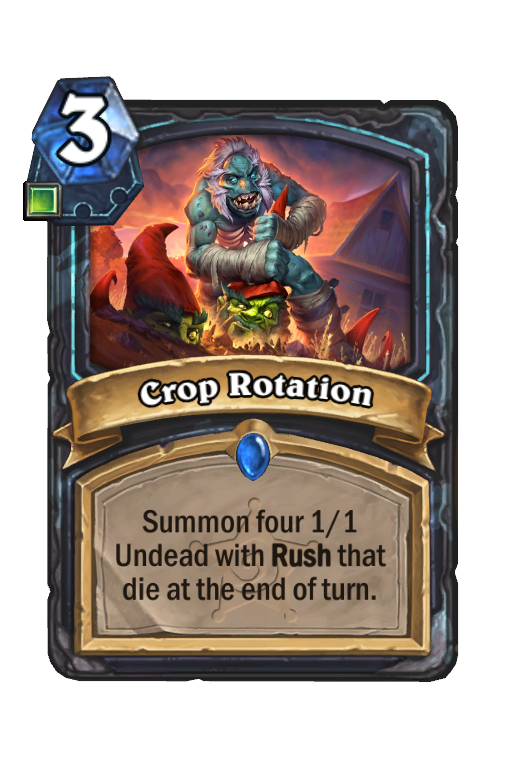 Crop Rotation Hearthstone kártya