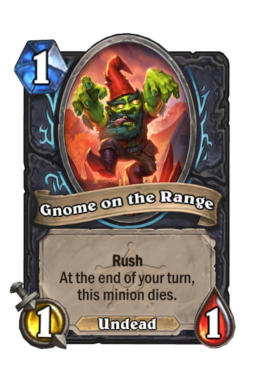 Gnome on the Range Hearthstone kártya