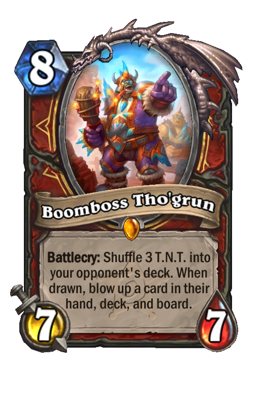 Boomboss Tho'grun Hearthstone kártya