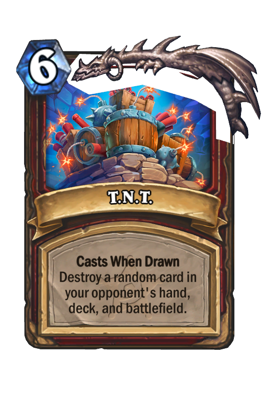 T.N.T. Hearthstone kártya