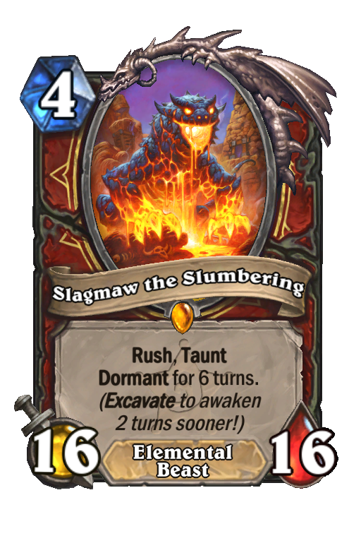 Slagmaw the Slumbering Hearthstone kártya