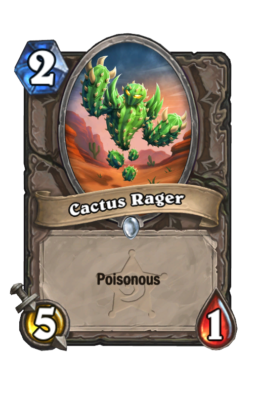 Cactus Rager Hearthstone kártya