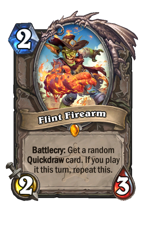 Flint Firearm Hearthstone kártya