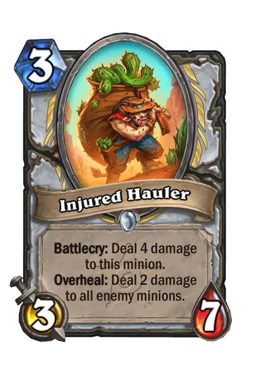 Injured Hauler Hearthstone kártya