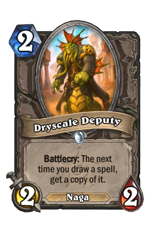 Dryscale Deputy Hearthstone kártya