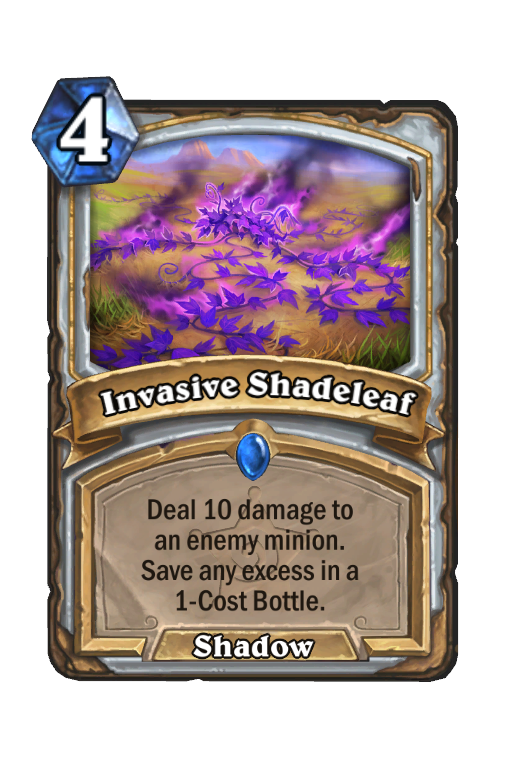 Invasive Shadeleaf Hearthstone kártya