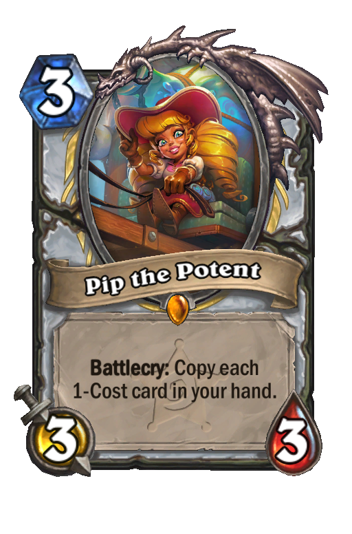 Pip the Potent Hearthstone kártya