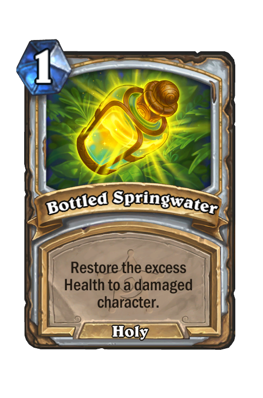 Bottled Springwater Hearthstone kártya