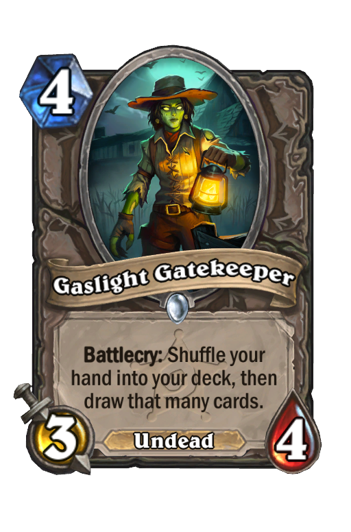 Gaslight Gatekeeper Hearthstone kártya